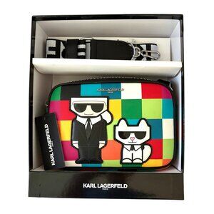 Karl Lagerfeld Paris Maybelle Camera Crossbody Bag NEW WITH TAGS